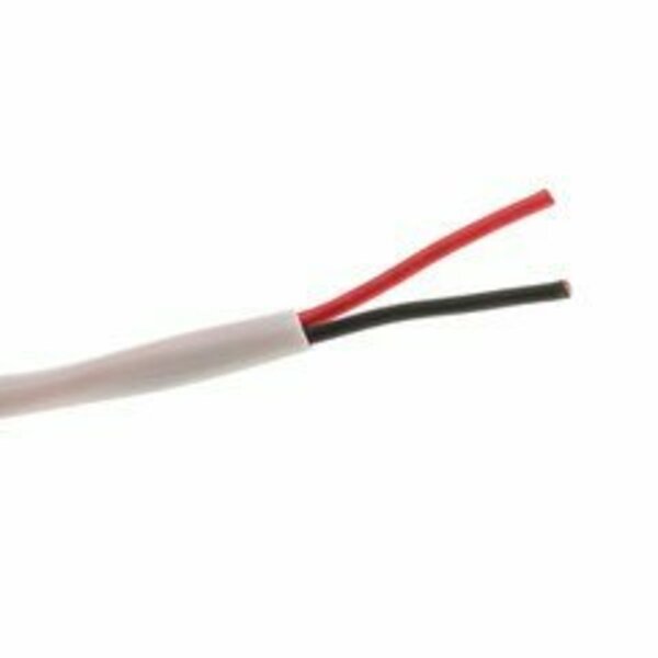 Swe-Tech 3C Plenum Speaker Cable, White, Pure Copper, 16/2 16 AWG 2 Conductor, 19 Strand / 0.297mm, CMP, 1000ft FWT11G2-02912MH